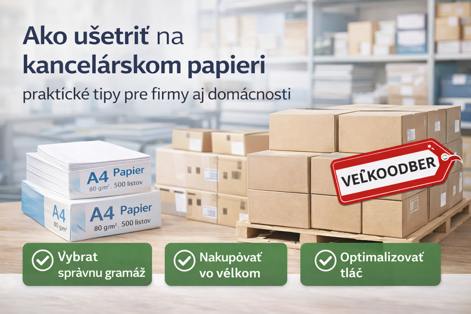 Ako ušetriť na kancelárskom papieri: praktické tipy pre firmy aj domácnosti