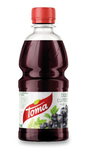 Toma Čierna ríbezľa 25% 12x 0,33 L