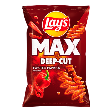 Lays MAX Deep-Cut Twisted Paprika 14x 55 G
