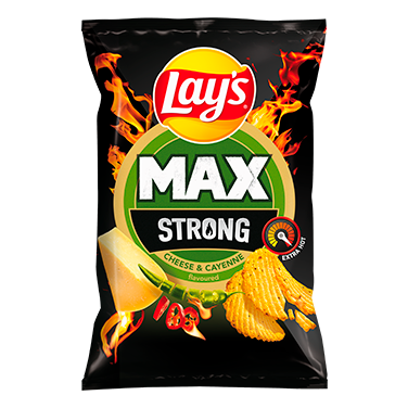 Lays MAX Strong Cheese & Cayenne 24x 120 G