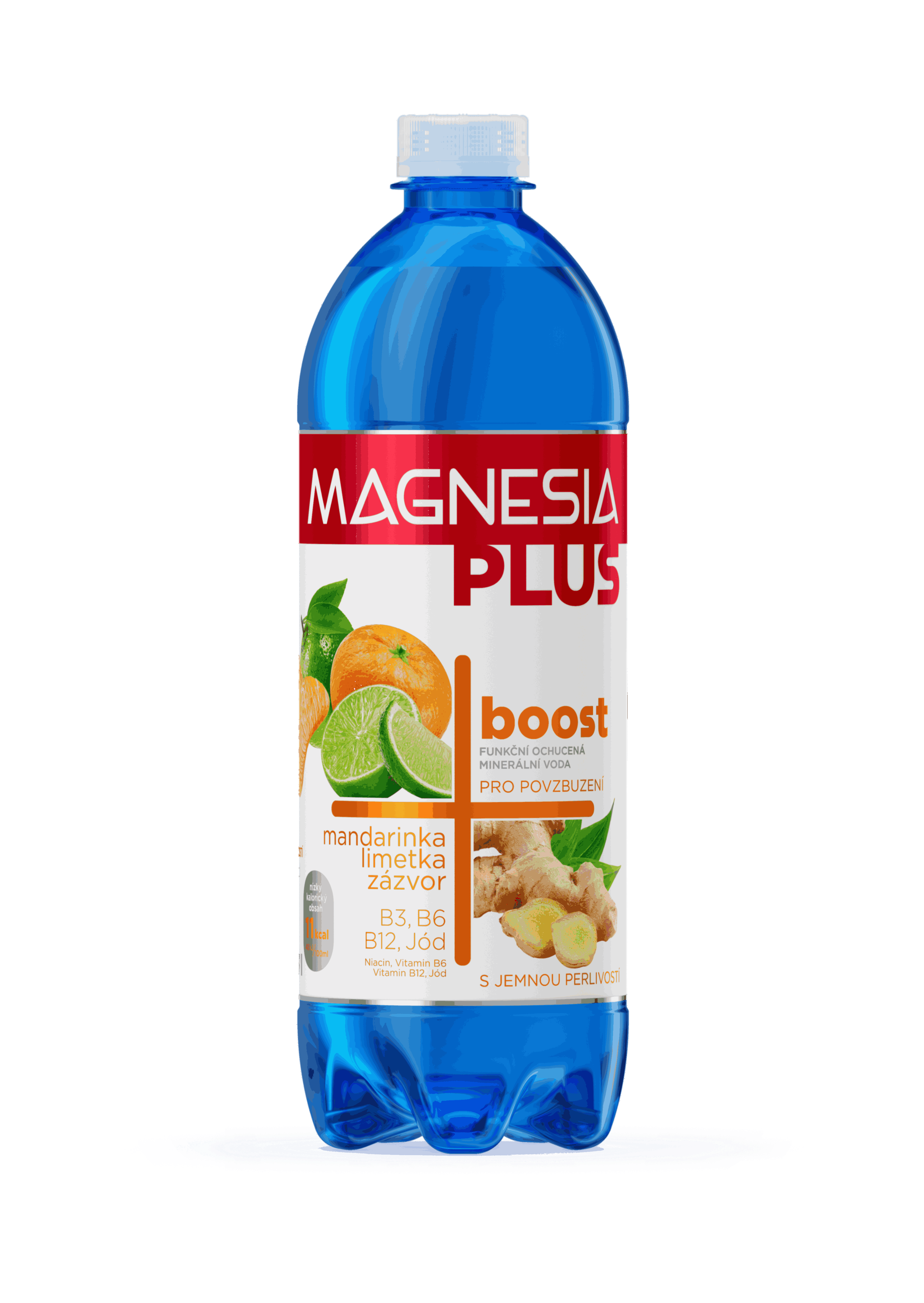 Magnesia Plus Boost mandarinka, limetka, zázvor 6x 0,7 L