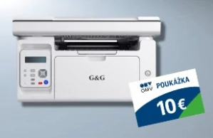 MFP laser G&G M2022NW, 22 A4/min, čb, WiFi / USB