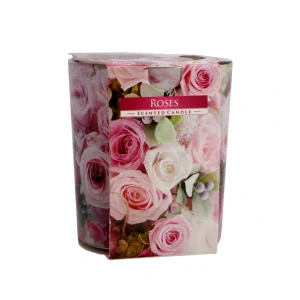 Vonná sviečka Ruža v skle
