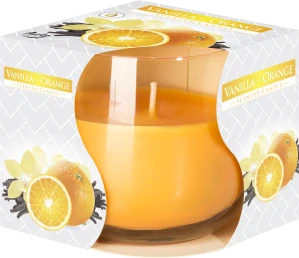 Vonná sviečka Vanilka-Pomaranč v skle