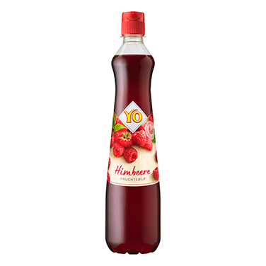 YO ovocný sirup malina bez cukru 6x 0,7 L