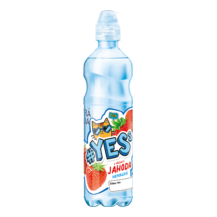YESs jahoda neperlivá 8x 0,5 L